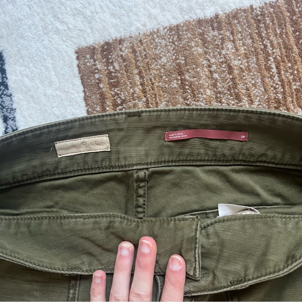 Pilcro Olive / Army Green Pilcro The Wanderer Pants - Picture 4 of 10